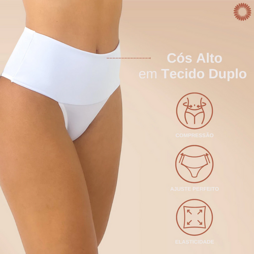 Kit 5 Calcinhas Shape Turbo e Zero Barriga
