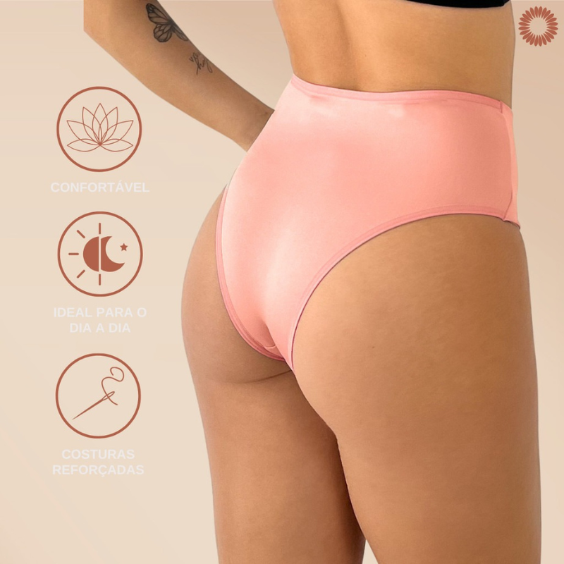 Kit 5 Calcinhas Shape Turbo e Zero Barriga