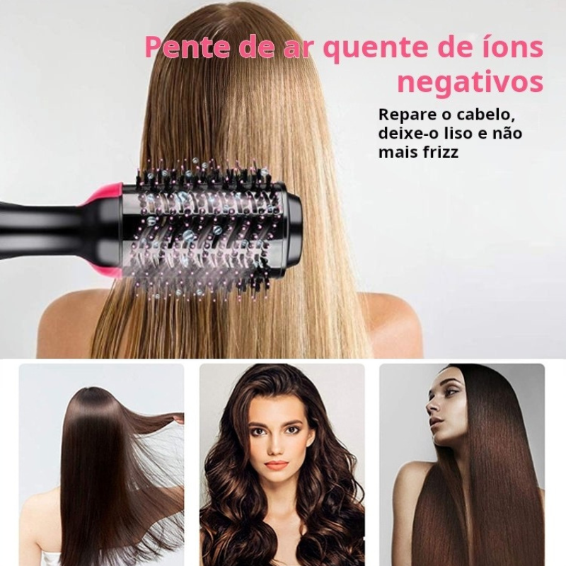 Bend Secador de Cabelo 4 em 1 – Escova Modeladora de Ar Quente